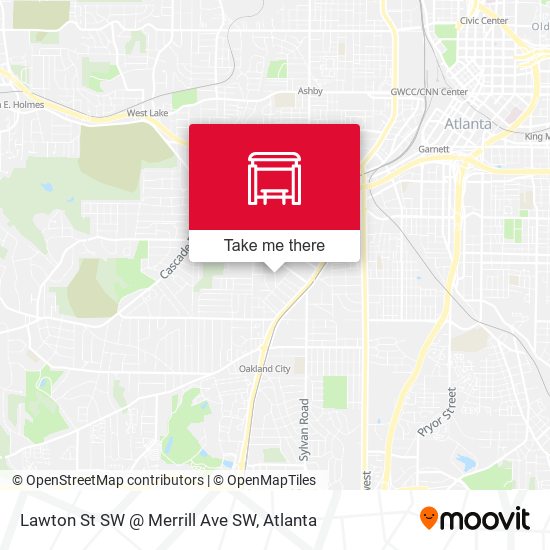 Mapa de Lawton St SW @ Merrill Ave SW