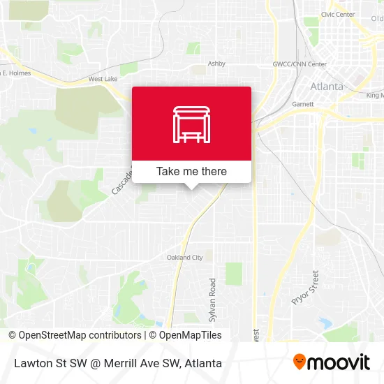 Lawton St SW @ Merrill Ave SW map