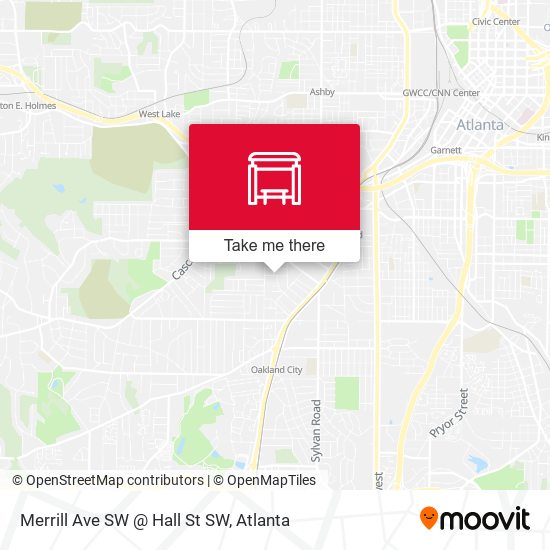 Merrill Ave SW @ Hall St SW map