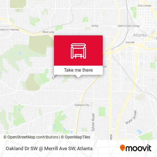 Mapa de Oakland Dr SW @ Merrill Ave SW