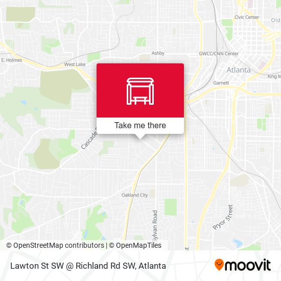 Lawton St SW @ Richland Rd SW map