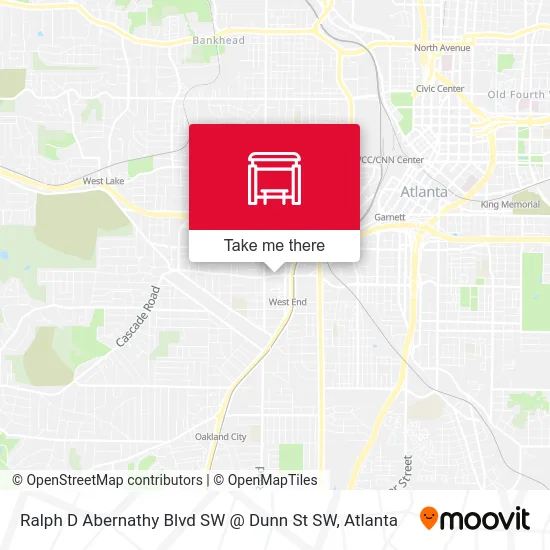 Ralph D Abernathy Blvd SW @ Dunn St SW map