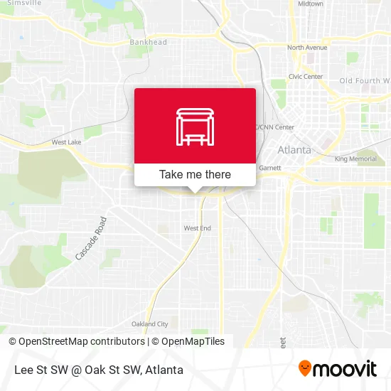 Mapa de Lee St SW @ Oak St SW