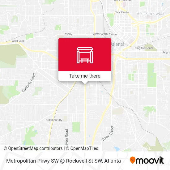 Metropolitan Pkwy SW @ Rockwell St SW map
