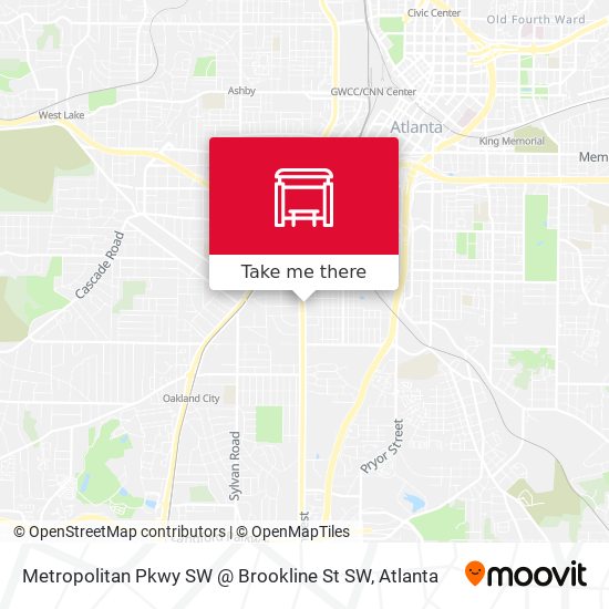 Mapa de Metropolitan Pkwy SW @ Brookline St SW