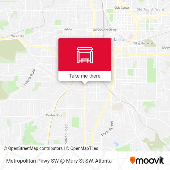 Mapa de Metropolitan Pky SW @ Mary St SW