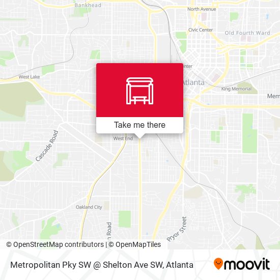 Mapa de Metropolitan Pky Sw@Shelton Ave SW