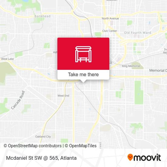 Mapa de Mcdaniel St SW @ 565
