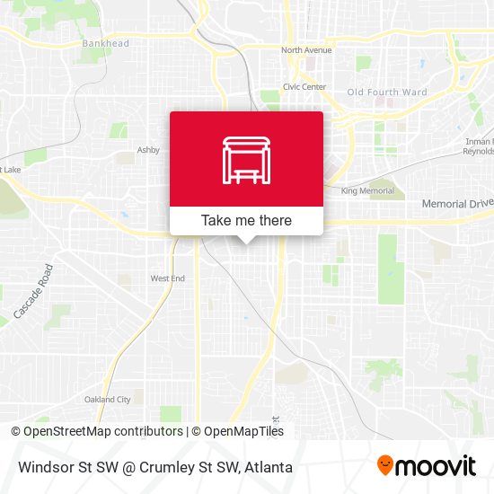 Windsor St SW @ Crumley St SW map