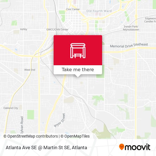 Atlanta Ave SE @ Martin St SE map