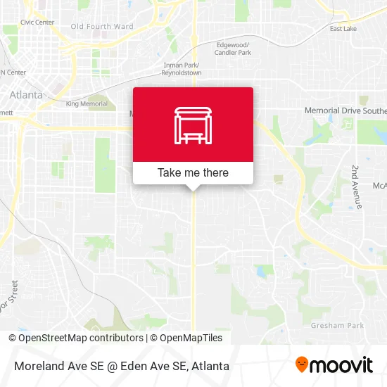 Moreland Ave SE @ Eden Ave SE map