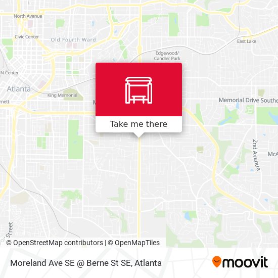 Moreland Ave SE @ Berne St SE map
