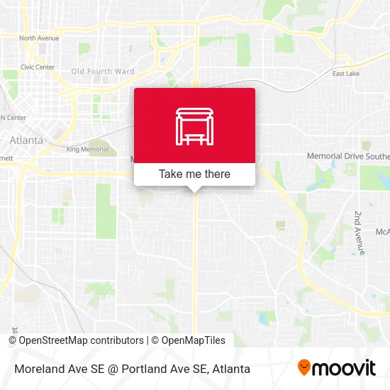Moreland Ave SE @ Portland Ave SE map