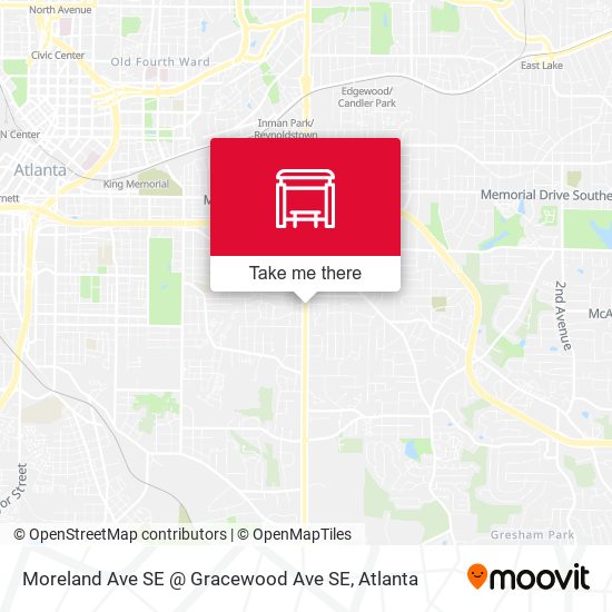 Moreland Ave SE @ Gracewood Ave SE map