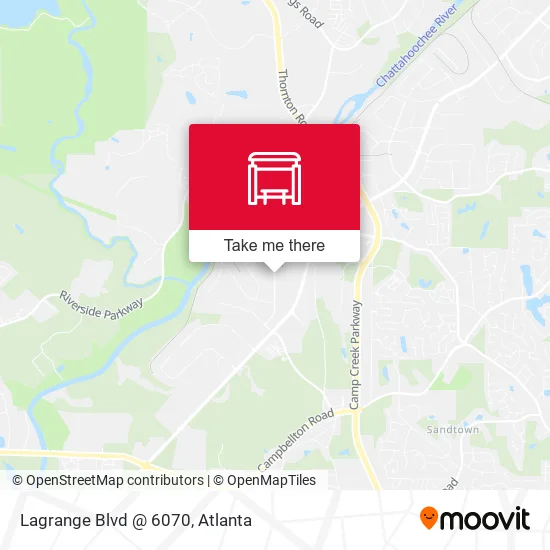 Mapa de Lagrange Blvd @ 6070