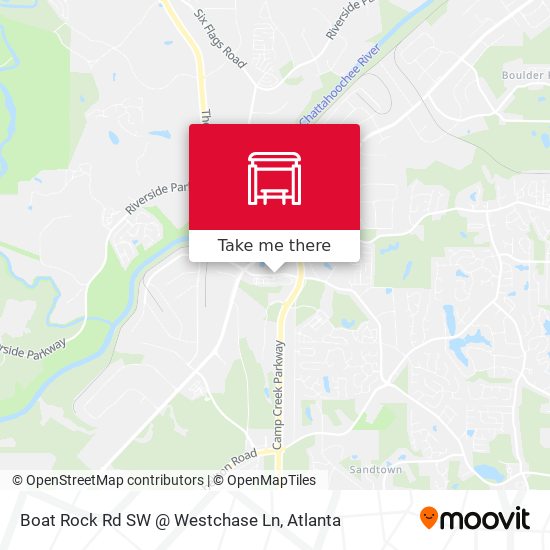 Boat Rock Rd SW @ Westchase Ln map