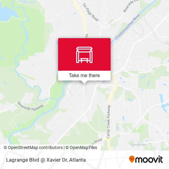 Mapa de Lagrange Blvd @ Xavier Dr