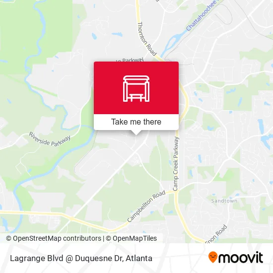 Mapa de Lagrange Blvd @ Duquesne Dr