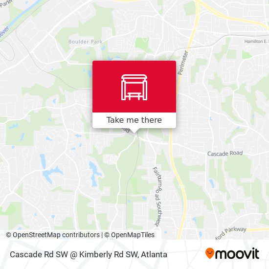 Cascade Rd SW @ Kimberly Rd SW map