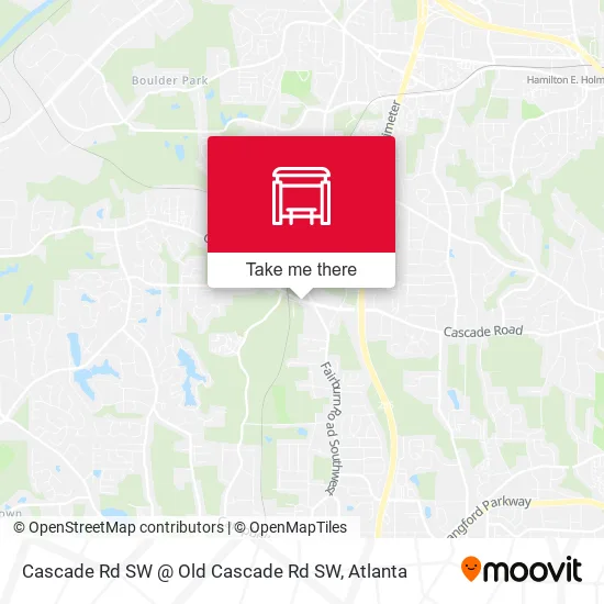 Mapa de Cascade Rd SW @ Old Cascade Rd SW