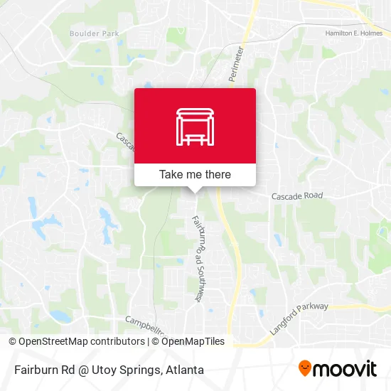Mapa de Fairburn Rd @ Utoy Springs