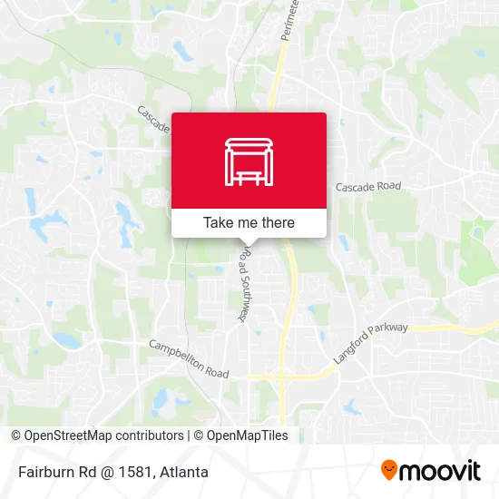 Fairburn Rd @ 1581 map