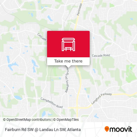 Fairburn Rd SW @ Landau Ln SW map