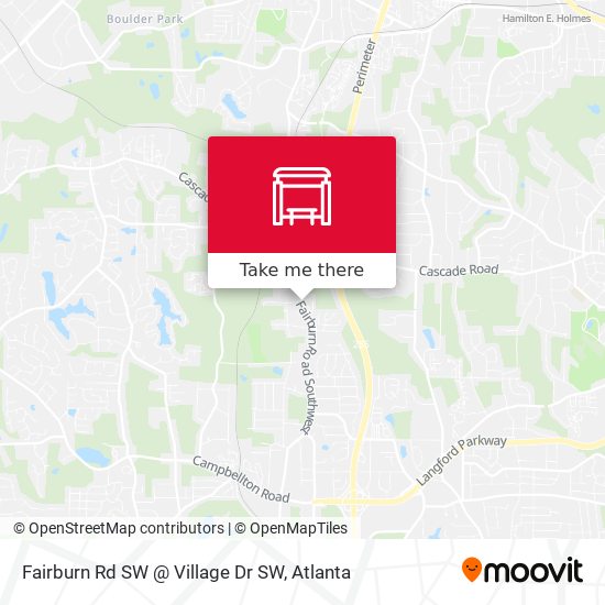 Fairburn Rd SW @ Village Dr SW map