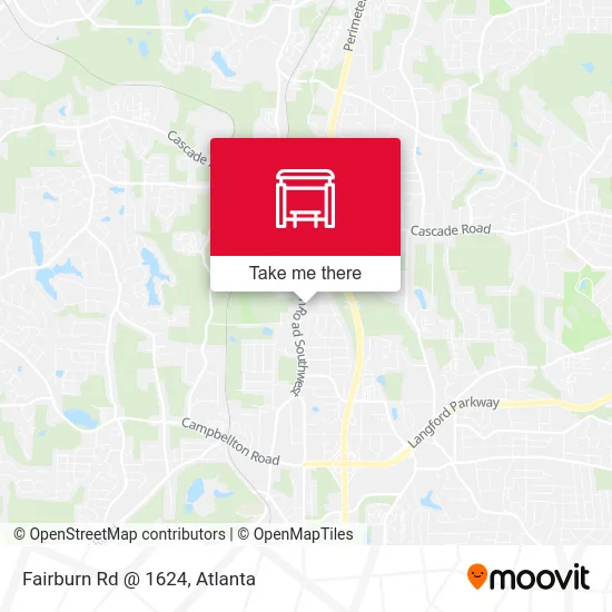 Fairburn Rd @ 1624 map