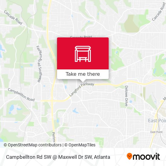 Campbellton Rd SW @ Maxwell Dr SW map