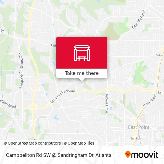 Campbellton Rd SW @ Sandringham Dr map