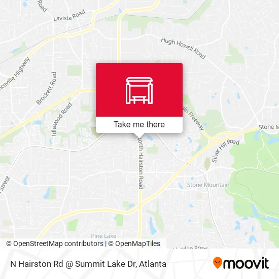 Mapa de N Hairston Rd @ Summit Lake Dr