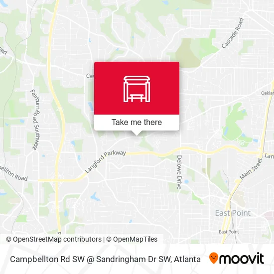 Campbellton Rd SW @ Sandringham Dr SW map