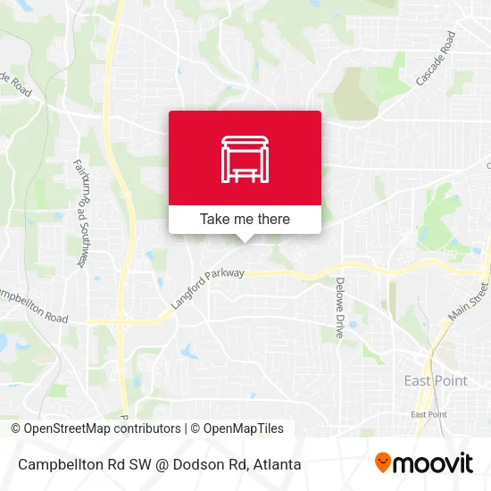 Mapa de Campbellton Rd SW @ Dodson Rd