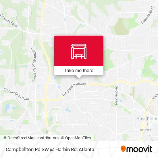 Mapa de Campbellton Rd SW @ Harbin Rd