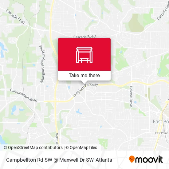 Mapa de Campbellton Rd SW @ Maxwell Dr SW