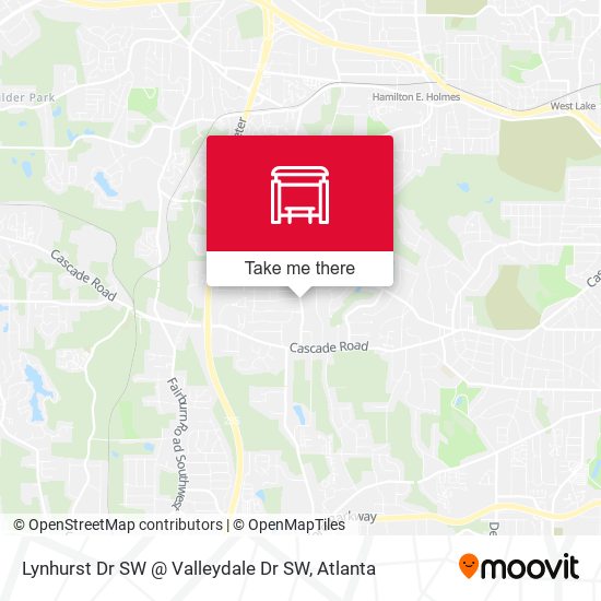 Mapa de Lynhurst Dr SW @ Valleydale Dr SW