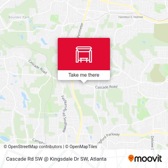 Cascade Rd SW @ Kingsdale Dr SW map