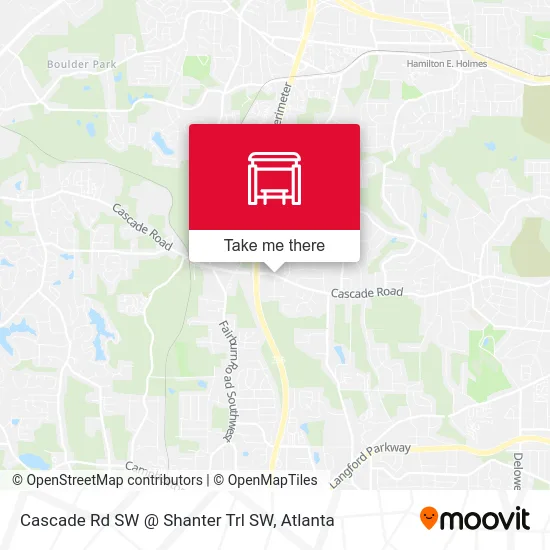 Mapa de Cascade Rd SW @ Shanter Trl SW