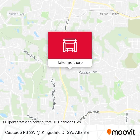 Cascade Rd SW @ Kingsdale Dr SW map