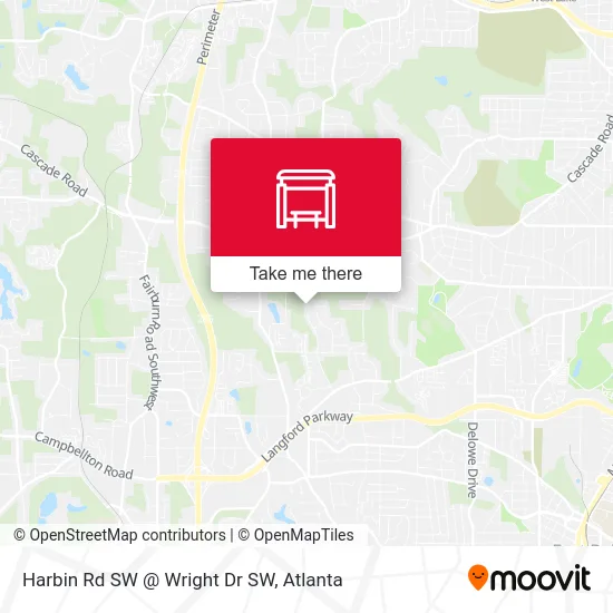 Harbin Rd SW @ Wright Dr SW map