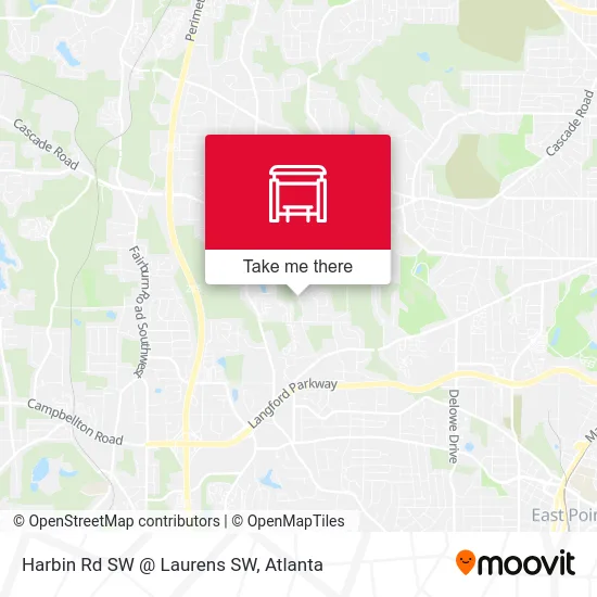 Harbin Rd SW @ Laurens SW map