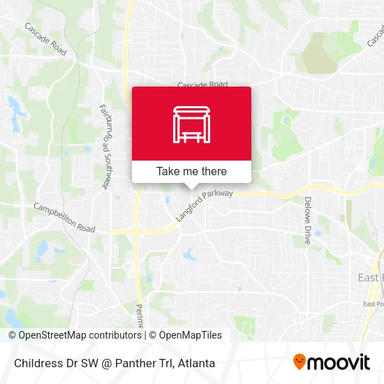 Mapa de Childress Dr SW @ Panther Trl