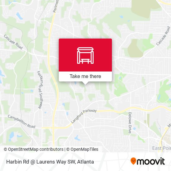 Mapa de Harbin Rd @ Laurens Way SW