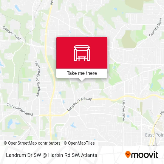 Mapa de Landrum Dr SW @ Harbin Rd SW