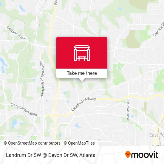 Mapa de Landrum Dr SW @ Devon Dr SW