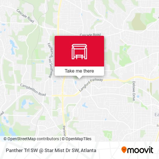 Panther Trl SW @ Star Mist Dr SW map