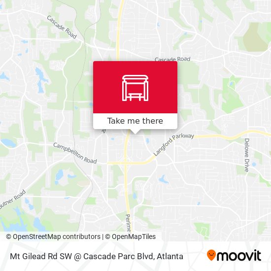 Mt Gilead Rd SW @ Cascade Parc Blvd map