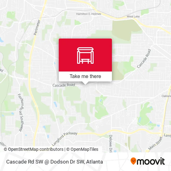 Mapa de Cascade Rd SW @ Dodson Dr SW