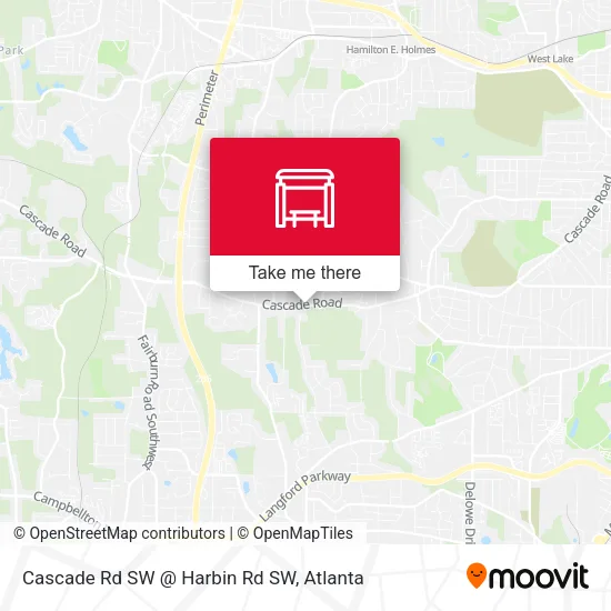 Cascade Rd SW @ Harbin Rd SW map